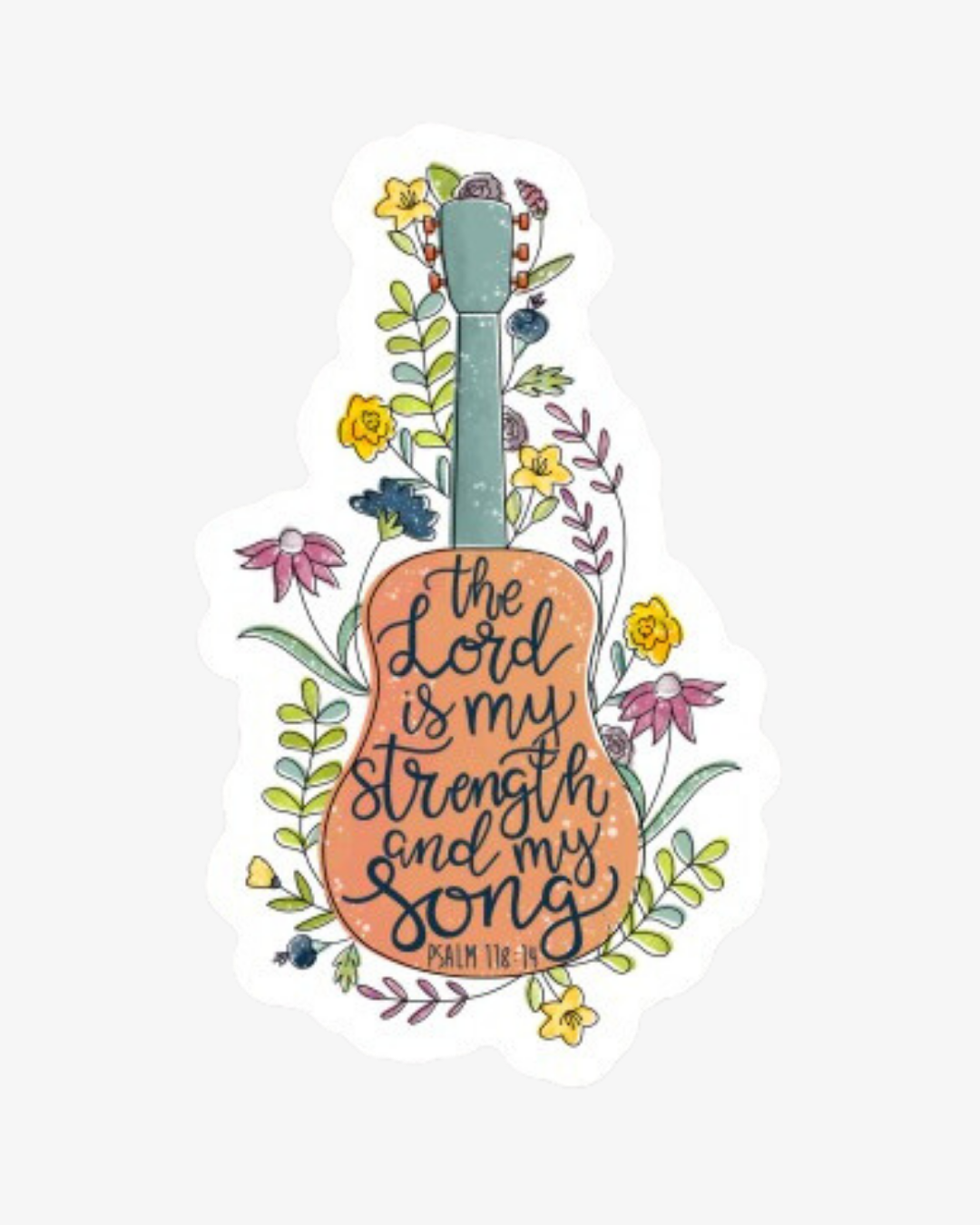 Strength and Song Decal - Wholesale