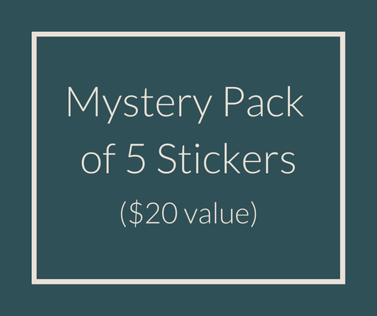 Mystery Sticker- 5 Pack