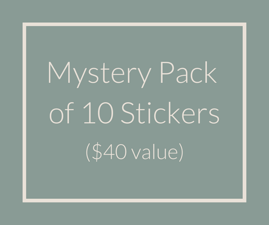 Mystery Sticker- 10 Pack