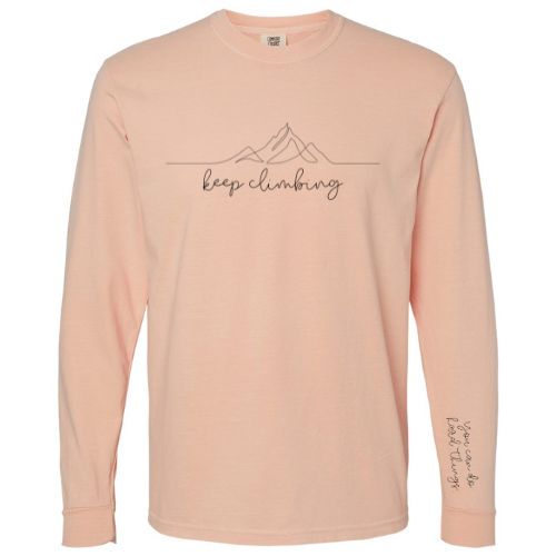 Keep Climbing long sleeve t-shirt