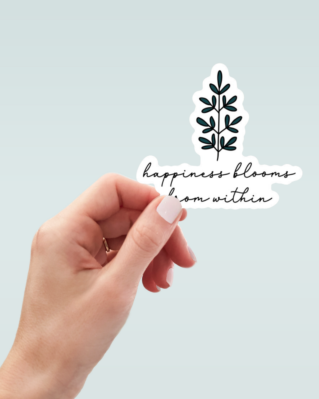 Happiness Blooms from Within Decal - Wholesale