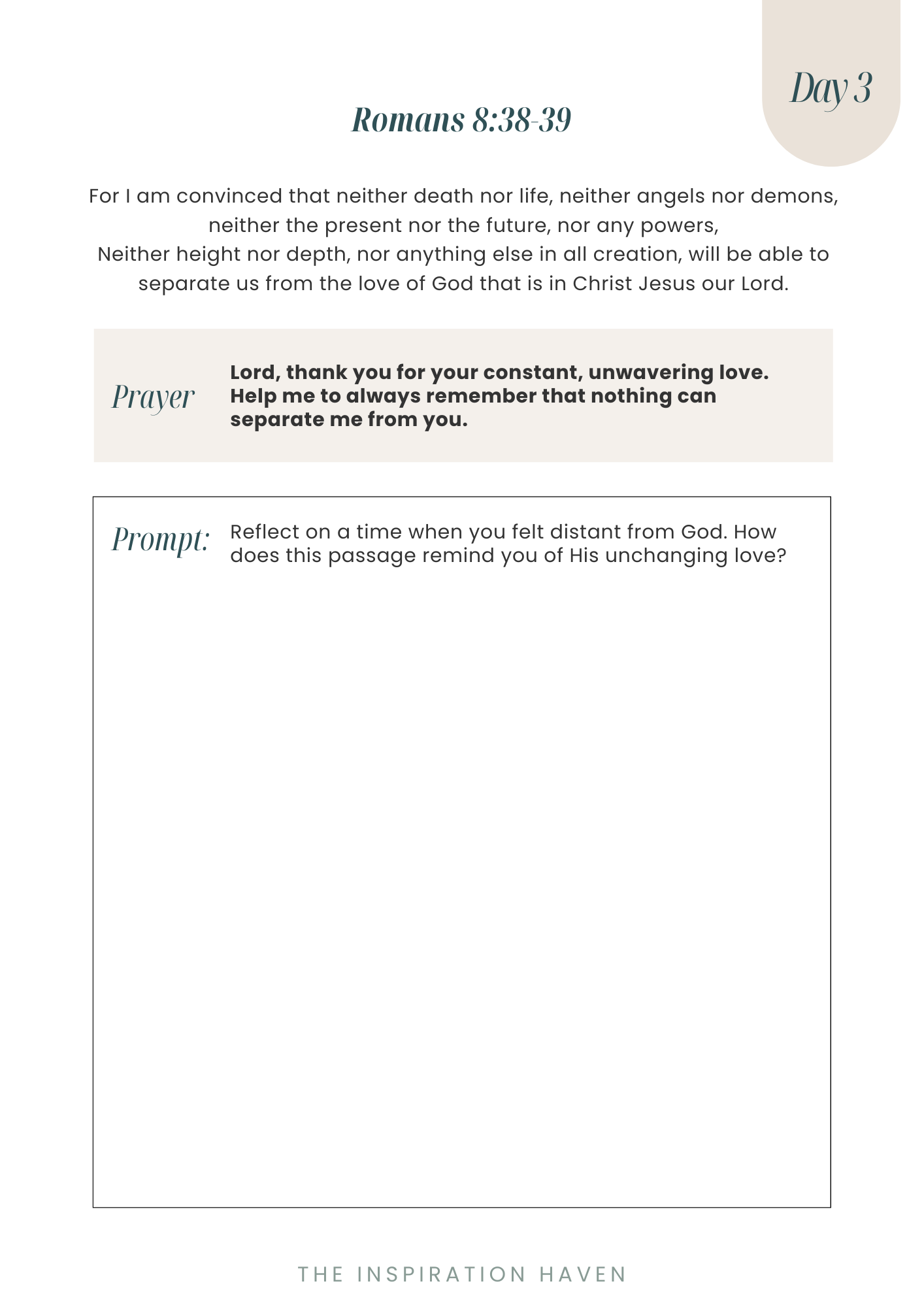 100 Day Scripture Reading and Journaling Plan