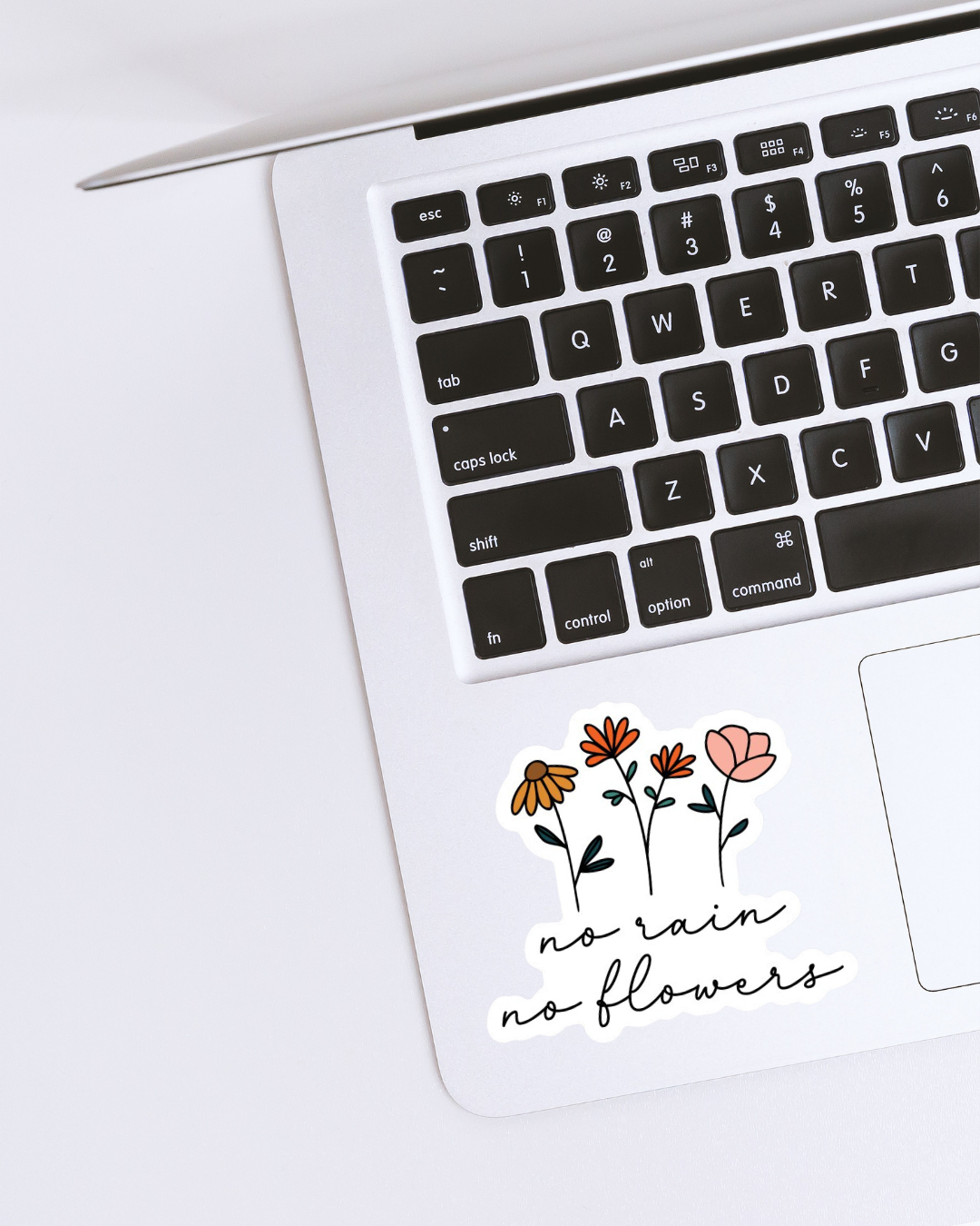 No Rain, No Flowers Decal - Wholesale