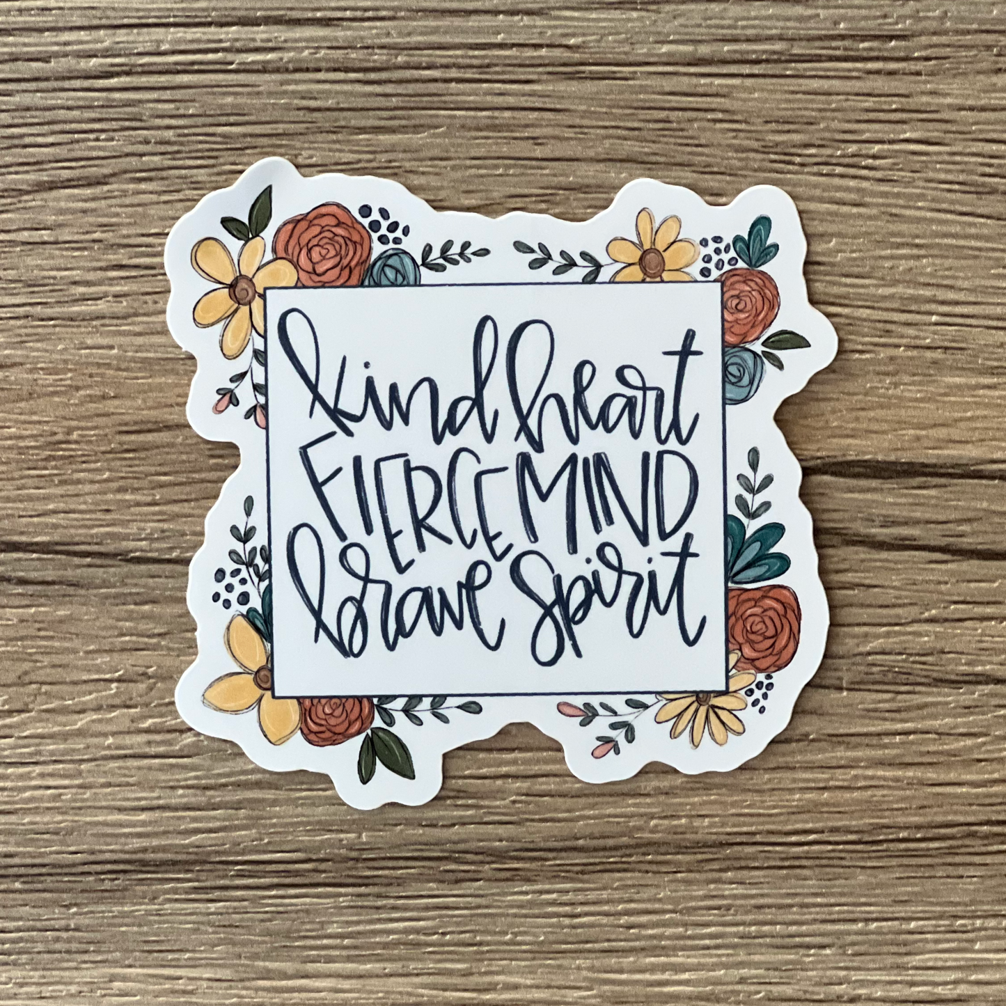 Kind Heart Waterproof Sticker