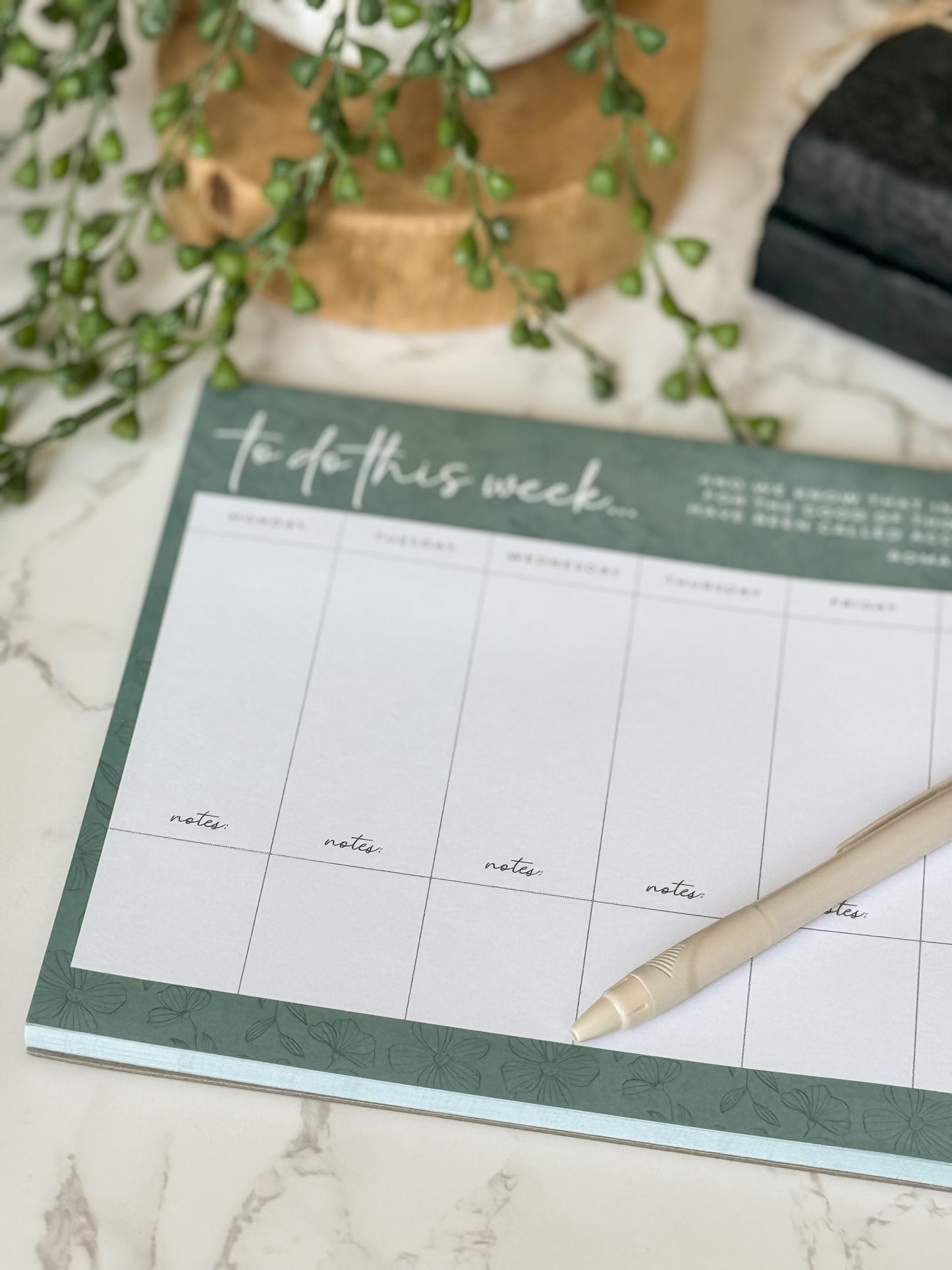 Weekly Planner Notepad