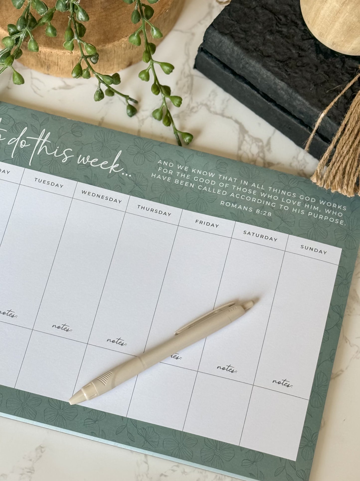 Weekly Planner Notepad