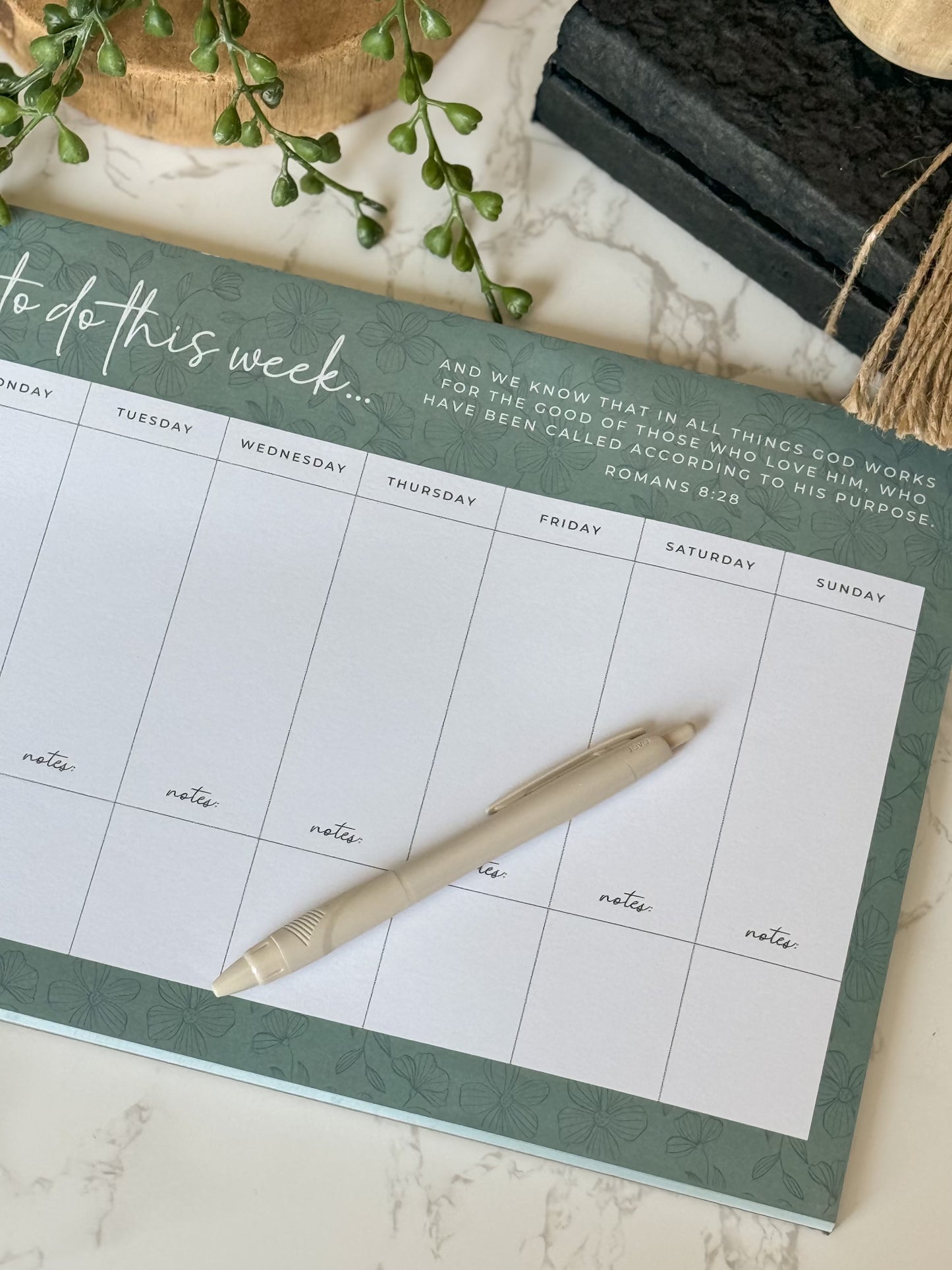 Weekly Planner Notepad