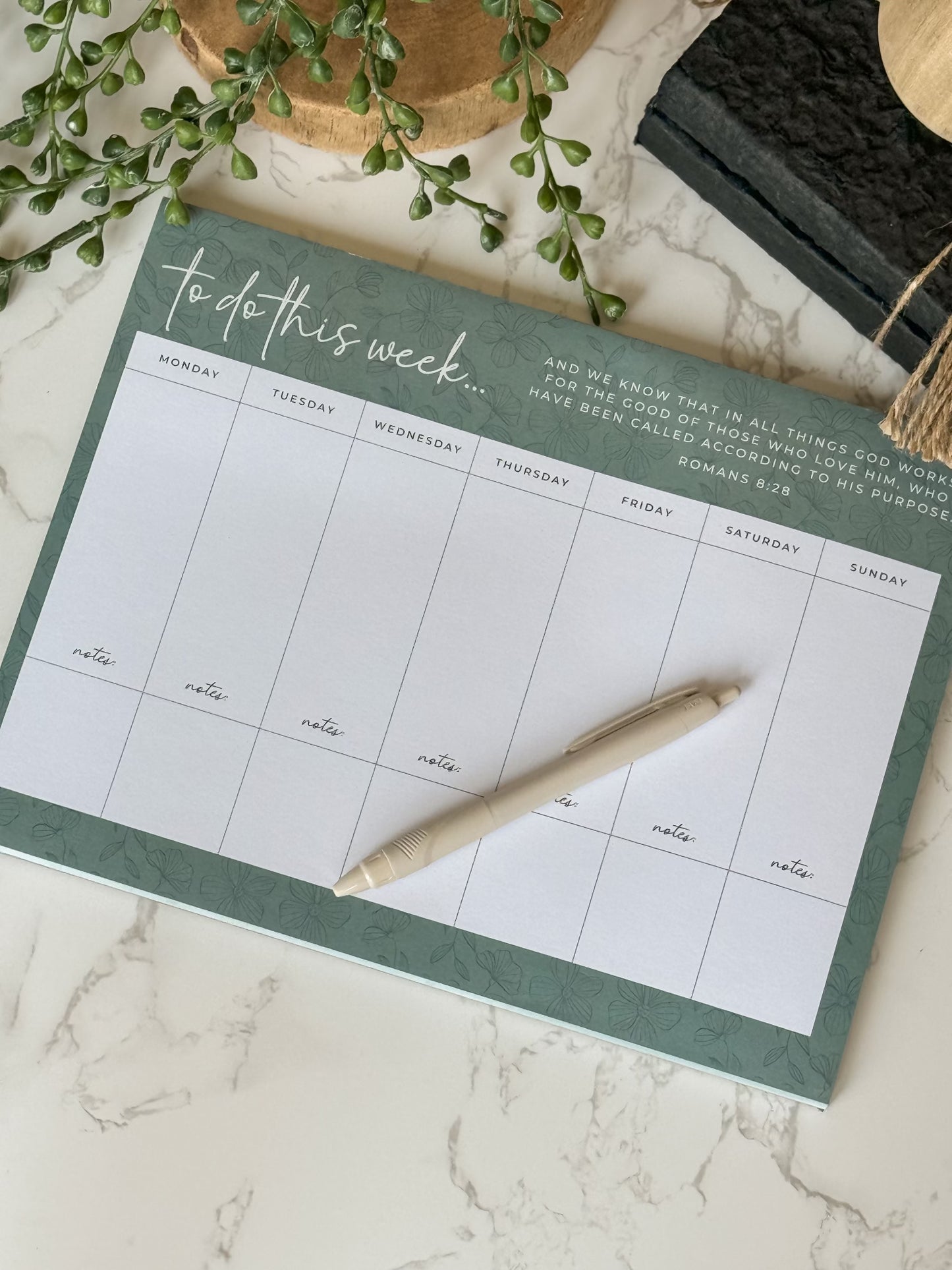 Weekly Planner Notepad