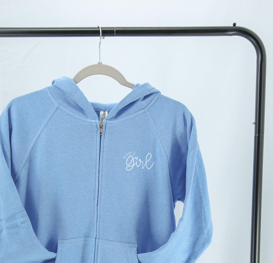 God's Girl Youth Zip-up Hoodie